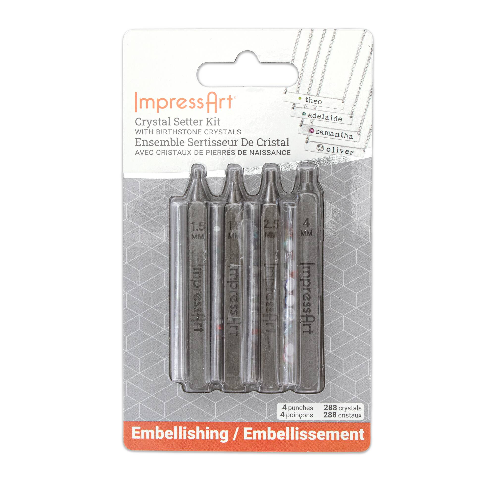 ImpressArt® Crystal Setter Kit with Birthstone Crystals